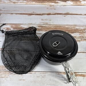 MSR Backpacking Blacklite 1 QT Aluminum Nonstick Pots 4 Pieces , Good